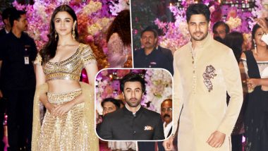 What Awkward? Alia Bhatt Parties With Sidharth Malhotra in Ranbir Kapoor’s Presence at Ambani Engagement Bash