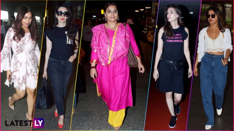 Move Over Priyanka Chopra and Kriti Sanon, It&rsquo;s Vidya Balan&rsquo;s Devil-May-Care Airport Look That Wins Our Hearts (See Pics)