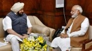 Punjab CM Captain Amarinder Singh Urges PM Narendra Modi Not to Go Ahead with 'Anti-Farmer Legislation'