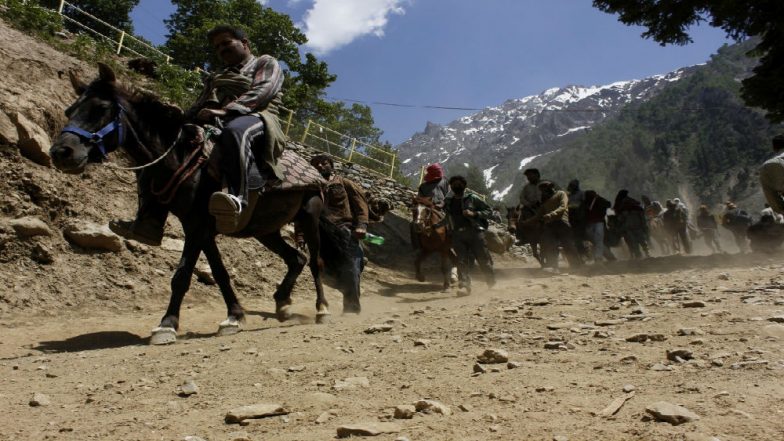 A Batch of 3,499 Pilgrims Leave for Amarnath Yatra