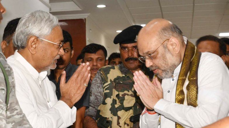 Bihar CM Nitish Kumar Meets Amit Shah Ahead of Narendra Modi Govt's Inauguration