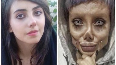 Angelina Jolie ' Zombie Look Alike' Iranian Beauty Sahar Tabar Reveals How She Looks Like Without Makeup, See Pics