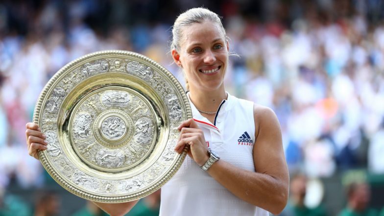 Wimbledon 2018 Women’s Singles Final: Angelique Kerber Ends Serena Williams’ Dream Run, Beats Her in Straight Sets to Lift the Title
