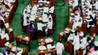 26 AIADMK MPs Suspended For 5 Lok Sabha Sittings For Creating Ruckus in House Over Cauvery Water Row