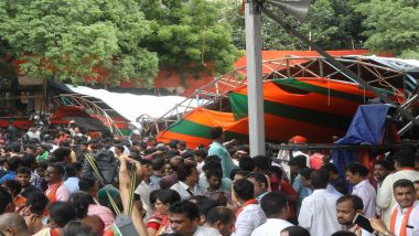 Police Book BJP Leaders for Canopy Collapse, 90 Injured