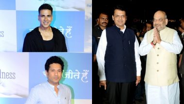 'Chalo Jeete Hain' movie screening: BJP President Amit Shah, Mukesh Ambani, Sachin Tendulkar, Akshay Kumar, Kangana Ranaut Show Support To The NaMo-inspired Film