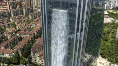 World’s Largest Man-Made Waterfall in China Comes Under Social Media Scrutiny (Watch Video)