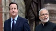 British Ex-PM David Cameron Hails Narendra Modi's Leadership, Said India Should Focus on Developing Skills and Infrastructure