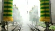 Indian Railways Installs Automatic Train Washing System at Delhi&rsquo;s Hazrat Nizamuddin Station, Takes 8 Minutes to Wash a 24-Coach Rake