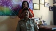 Janakpuri SHO Transferred After Photo of Him Getting &lsquo;Healing&rsquo; Head Massage From Godwoman Goes Viral