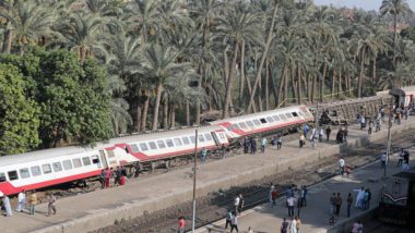 Egypt Train Accident: 55 Injured as Train Derails in Giza Province