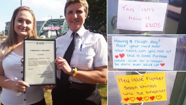 Teenager Prevents 6 Suicides By Writing Inspiring Notes on Suicide Spot 'Wearmouth Bridge' in England