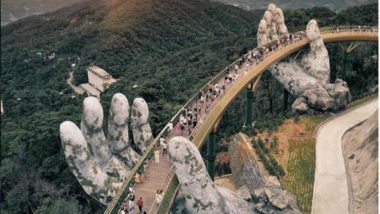 Vietnam Opens Golden Bridge Supported by Giant Hands, Watch Breathtaking Video