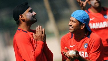 Sachin Tendulkar Tweets Birthday Message to Harbhajan Singh in Tamil