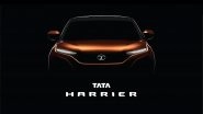 Tata Harrier SUV aka H5X Concept Official Teaser Released Ahead of India Launch - Watch Video