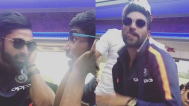 Mohammed Siraj and Other India 'A' Cricketers Dance to Zingaat Song From Dhadak Movie, Watch Video