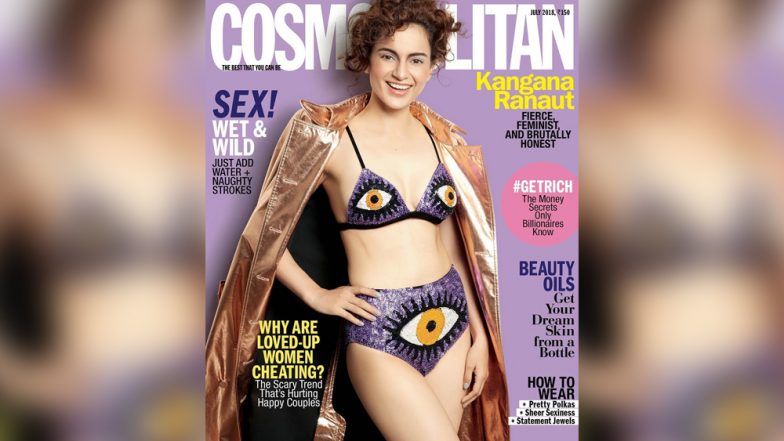 Kangana Ranaut Looks Hot & Ballsy on the Cover of Cosmopolitan ...