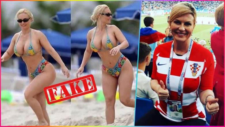 Occupy meat Orbit Croatia President Kolinda Grabar-Kitarović Hot Bikini Pictures Are FAKE, It  Is Sexy American Model Coco Austin Running on the Beach! | 👍 LatestLY