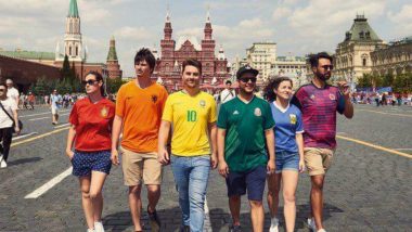 FIFA World Cup 2018: LGBT Activists Create ‘Hidden Rainbow Flag’ to Protest Against Russia’s Anti-Gay Policies; See Pics
