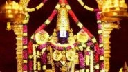 Devotee Donates Rs.1.1 Crore to Lord Venkateswara Shrine at Tirumala Temple