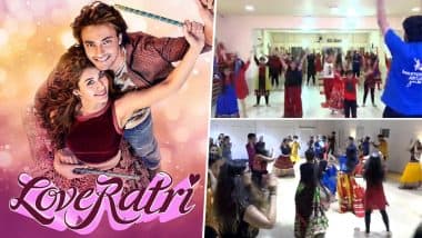 Loveratri: Aayush Sharma and Warina Hussain's Garba Track Rasleela Is All Set to Storm Mumbai During Navratri Season - Watch Video