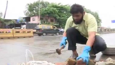 Mumbai Potholes: Locals Irfan Machhiwala and Mushtaq Ansari Take up Initiative to Make Western Express Highway Safe