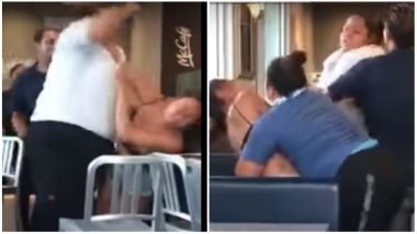 McDonald's Employee Attacks & Bodyslams Customer for Allegedly Filling Water Cup with Free Soda (Watch Video)