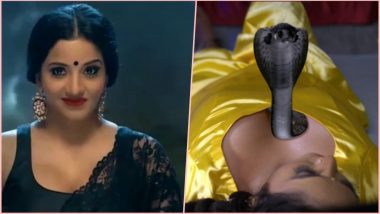 Monalisa Turns Sexy ‘Daayan’ for Nazar, but Have You Seen This Hot Bhojpuri Actress Making Out With a Snake Video? Don’t Miss It!