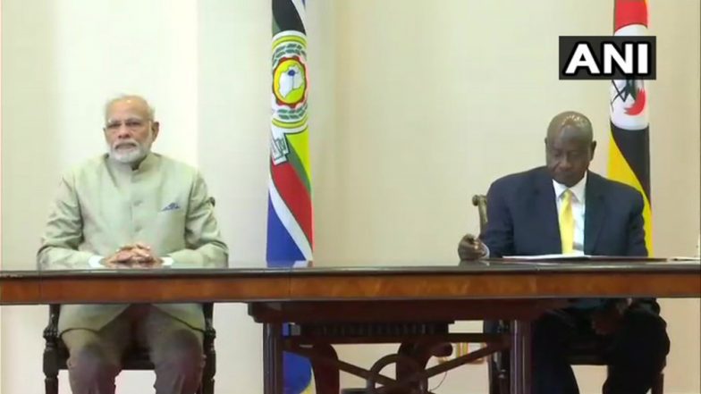 Narendra Modi Assures Support to Uganda in Agriculture, Healthcare, Education, Defence Training Fields