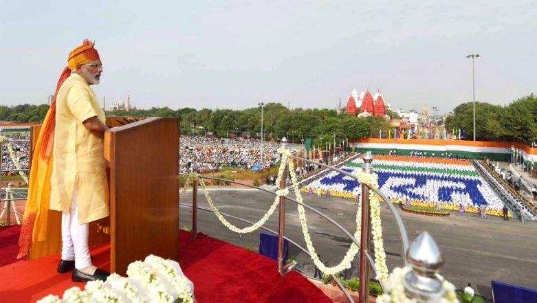 Independence Day 2019 Live Streaming: Watch PM Narendra Modi's Address to Nation on Doordarshan