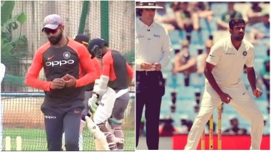 Ravindra Jadeja and Ravichandran Ashwin Sweat It Out During Nets Session: Will the Spin Duo Be Able to Weave Their Magic in India vs England Test Series?