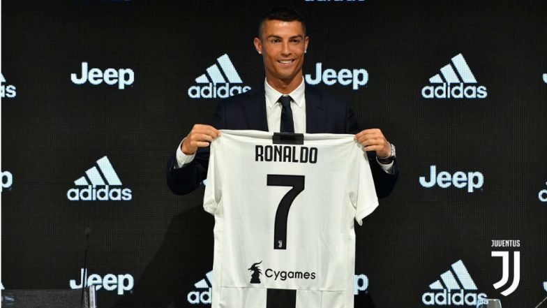 Cristiano Ronaldo Unveiled As Juve Player- See Pics of CR7 Juventus Jersey