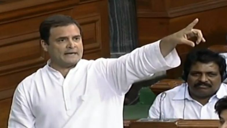 No Confidence Motion Debate: After Narendra Modi Visited France Rafale Jet Price Increased From Rs 520 Crore to Rs 1,600 Crore, Says Rahul Gandhi