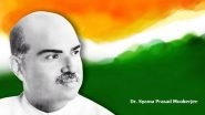 Syama Prasad Mookerjee Birth Anniversary: PM Narendra Modi Pays Tributes to Jana Sangh Founder