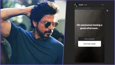 Shah Rukh Khan Tries Instagram’s ‘Ask Me a Question’ Feature and His Replies to Questions on ‘F*CK’ to ‘Poop’ Are Just Sooo SRK!