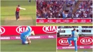 Shikhar Dhawan Takes One of Best Catches of All Time: Watch Video When Gabbar Sent Eoin Morgan Back During 2nd T20I Match at Cardiff!