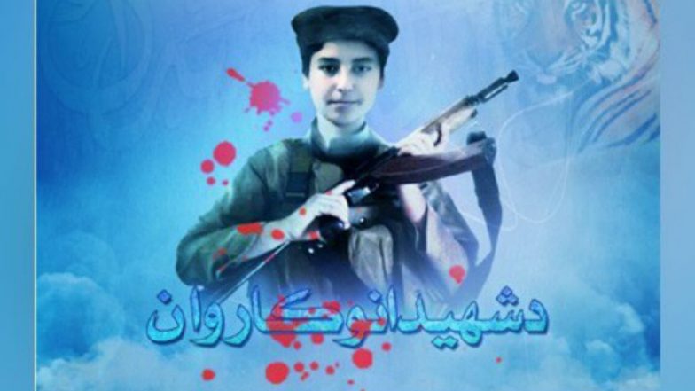IS Releases Picture of Abu Bakr al-Baghdadi's Slain Son Hudhayfah al-Badri Brandishing Rifle