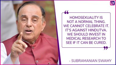Subramanian Swamy Calls Gay Sex Unnatural: 5 Times Indian Politicians Spoke Against Homosexuality