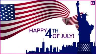 Happy 4th of July Quotes: Send WhatsApp Images, Stickers, Greeting Cards and GIF Messages to Wish on American Independence Day