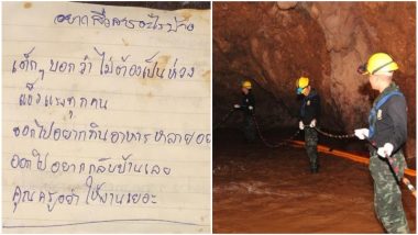 ‘Don’t Worry About Us’ Write Trapped Thai Football Team in First Letters from Cave! Read Heart-Melting Messages From Boys to Their Families