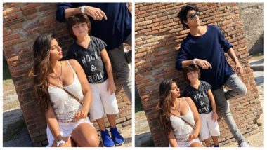 Suhana Khan, AbRam and Aryan Strike a Stunning Pose for Mommy Gauri Khan - See Pic