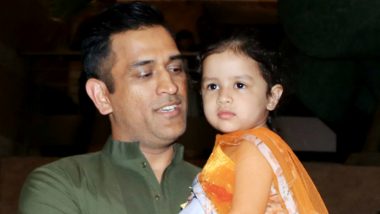 MS Dhoni Shares Cute Video of Daughter Ziva, Former Indian Captain Is Enjoying His Time Off Ahead of the Asia Cup 2018