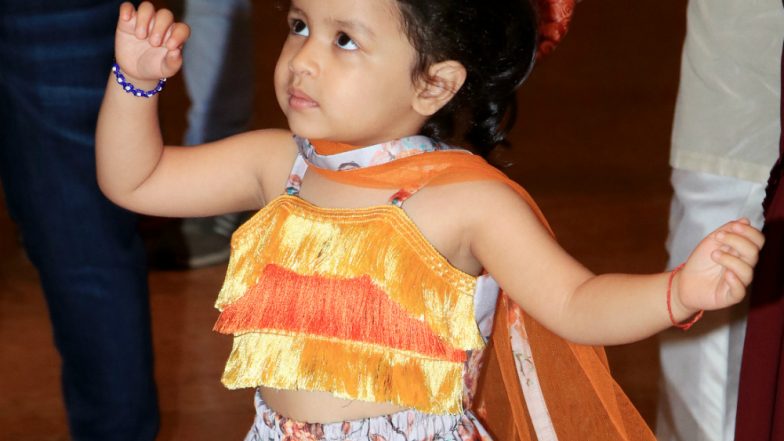 Ziva Dhoni’s Adorable Dance Moves at Poorna Patel’s Sangeet Will Make You go Awww (Watch Video)