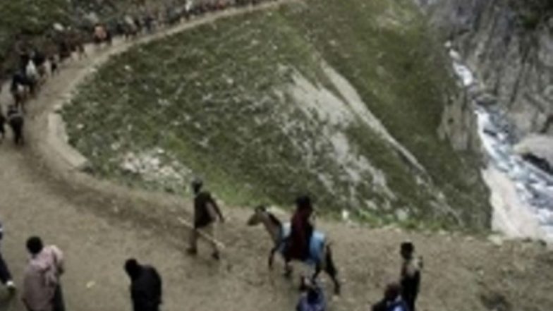 Amarnath Yatra Suspended from Baltal Route Due to Overnight Rainfall