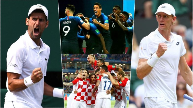 France vs Croatia 2018 FIFA WC Final or Novak Djokovic vs Kevin Anderson Wimbledon Men’s Singles Final Match, Which One Will You Watch Live? Here Is How to Catch the Scores of Both at Same Time