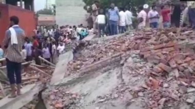 Greater Noida: Three-Storey Building Collapses in Mubarakpur, Occupants Rescued Safely