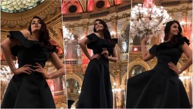 Aishwarya Rai Bachchan Looks a Sight to Behold in this Black Ballroom Gown (See Pics)