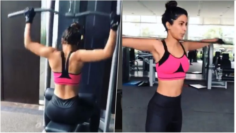 Hina Khan Looks Fit & Hot AF in Her Latest Workout Video! Her Sculpted Back  is Goals | ðŸ›ï¸ LatestLY