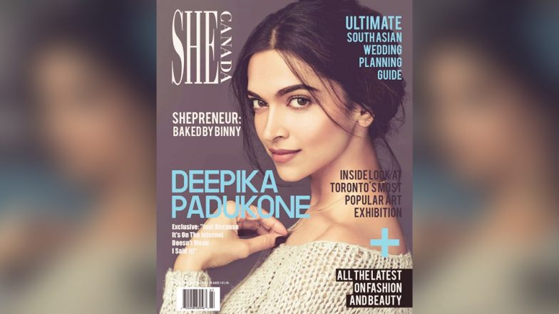 Deepika Padukone Looks Beautiful on the She Canada Magazine Cover, Her Stern Message Should Not Be Missed