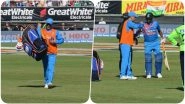 Ireland vs India: MS Dhoni Serves Drinks During the Match, Netizens Praise His Gesture
